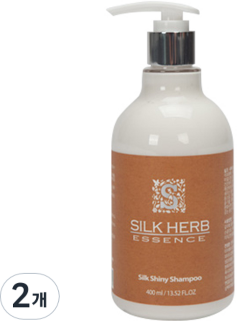 Silk Herb Essence 絲光亮澤洗髮水, 400ml, 2個