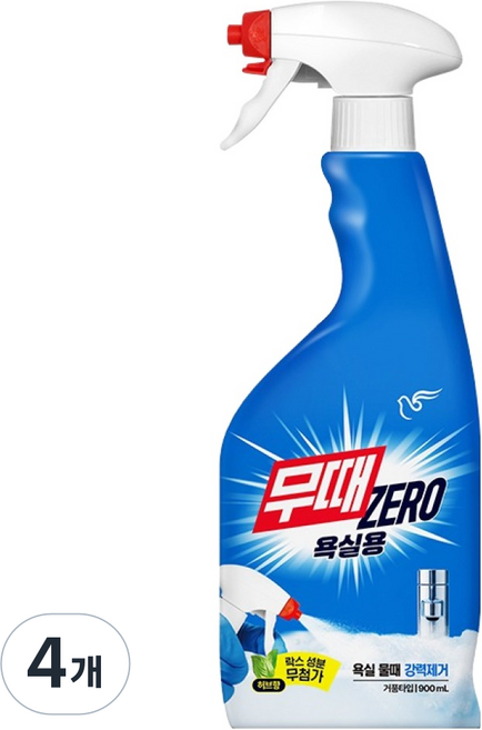 무때제로 욕실용 세정제, 4개, 900ml