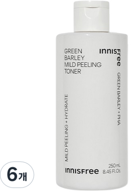 이니스프리 청보리 필링 토너, 250ml, 6개