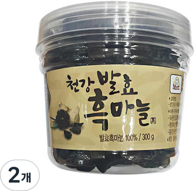천강제약 천강 발효 흑마늘, 300g, 2개