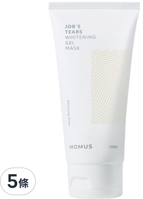 MOMUS 雙薏仁美白凍膜 150ml, 1入, 5條