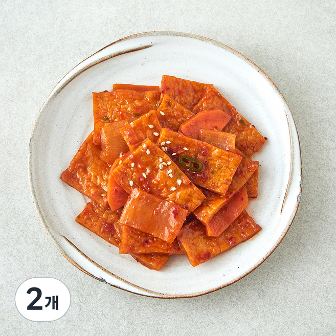 집반찬연구소 매콤 어묵볶음, 90g, 2개