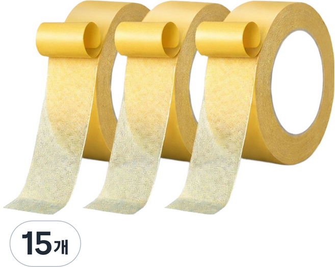 펜몽 메쉬 양면 테이프, 투명, 15개