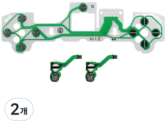 스페이스쉴드 PS5 듀얼센스 호환 컨트롤러 게임패드 수리 부품 교체용 서킷보드 필름, 혼합색상, 2개, BDM-010