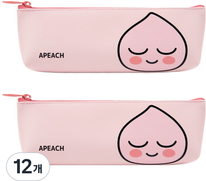 KAKAO FRIENDS 迷你三角鉛筆盒, 屁桃, 12個