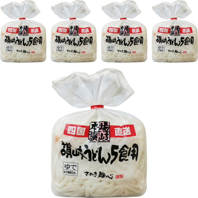 本場讚岐烏龍麵 5份, 900g, 5袋