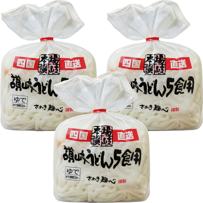 本場讚岐烏龍麵 5份, 900g, 3袋