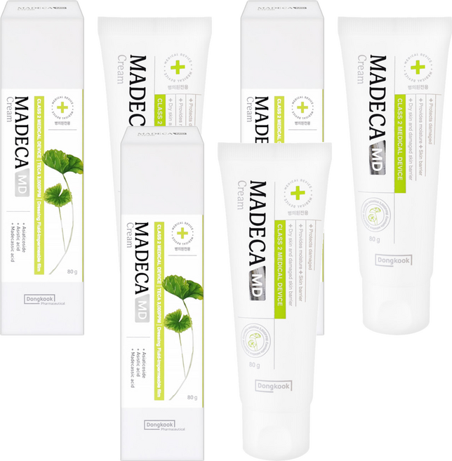 동국제약 마데카 MD 크림, 3개, 80g