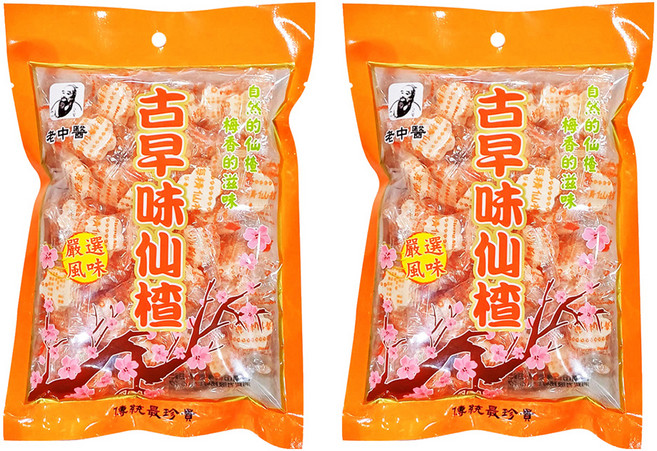 老中醫 古早味仙楂, 170g, 2袋