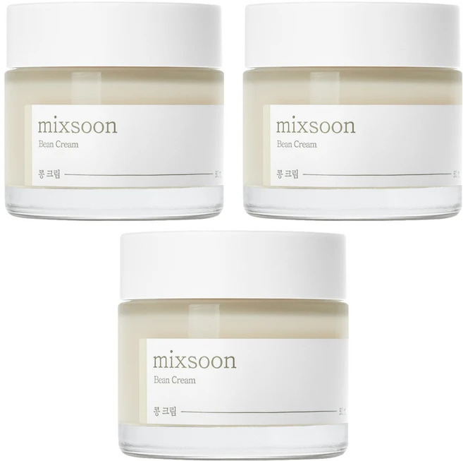 [비건뷰티] 믹순 콩 크림, 50ml, 3개 - 쿠팡