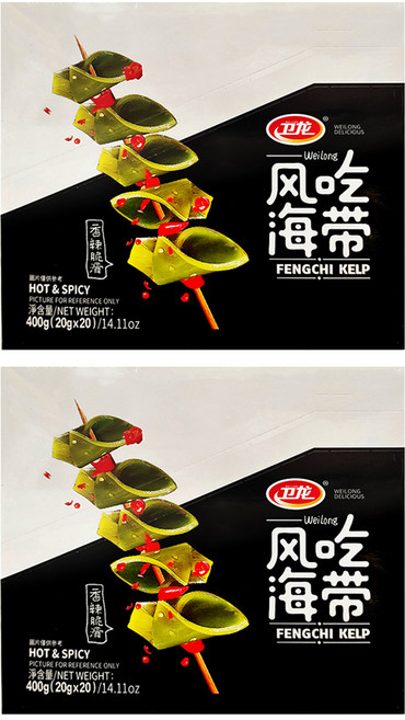 衛龍 風吃海帶 20包, 400g, 2盒
