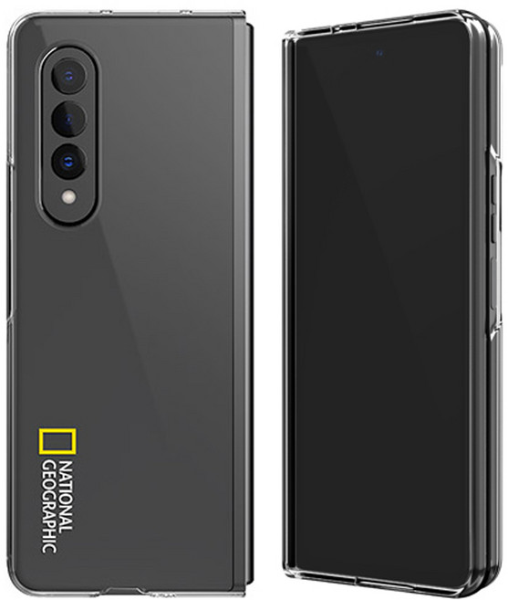 스킨플레이어 내셔널지오그래픽 크리스탈 슬림핏 투명 휴대폰 케이스