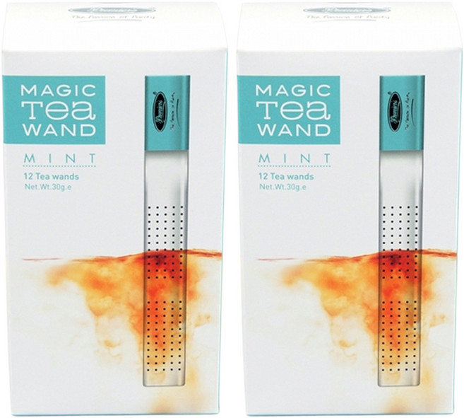 프리미어스티 실버 매직 티완드 민트 홍차, 2.5g, 12개입, 2개