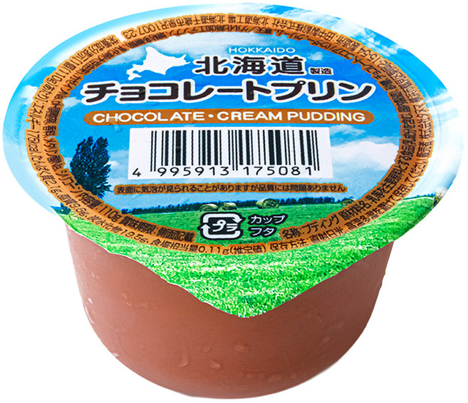 홋카이도 초코 푸딩, 1개, 110g