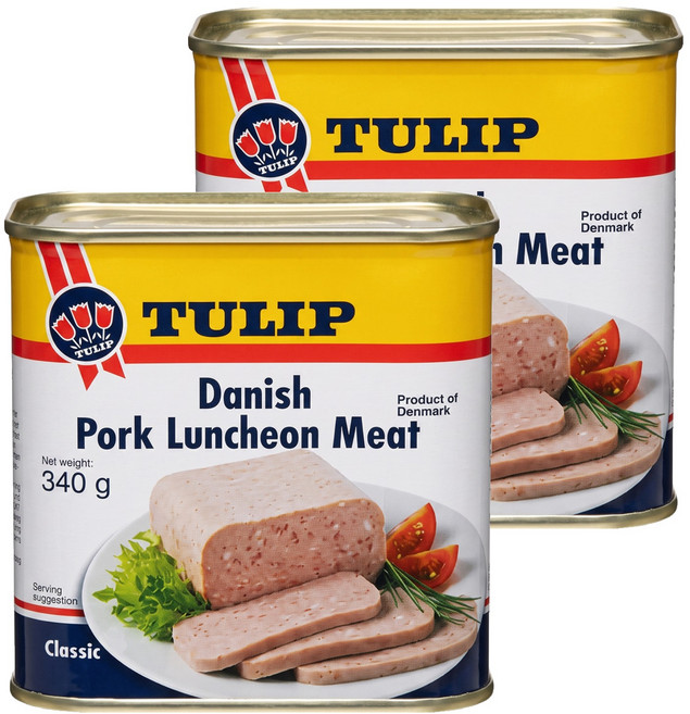 TULIP 豬肉餐肉, 340g, 2罐