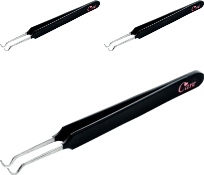 COGIT 鼻頭粉刺專用夾 8.5 x 0.7cm, 不鏽鋼, 3個