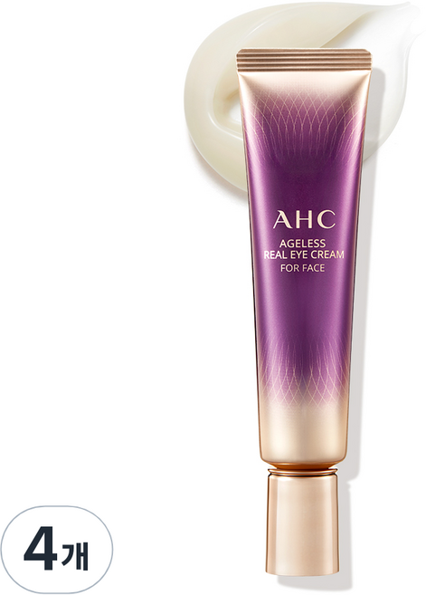 AHC 에이지리스 리얼 아이크림 포 페이스, 30ml, 4개
