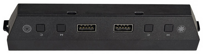 LIAN LI 聯力 風扇燈光控制器, LAN216-1B, 黑色, 1個