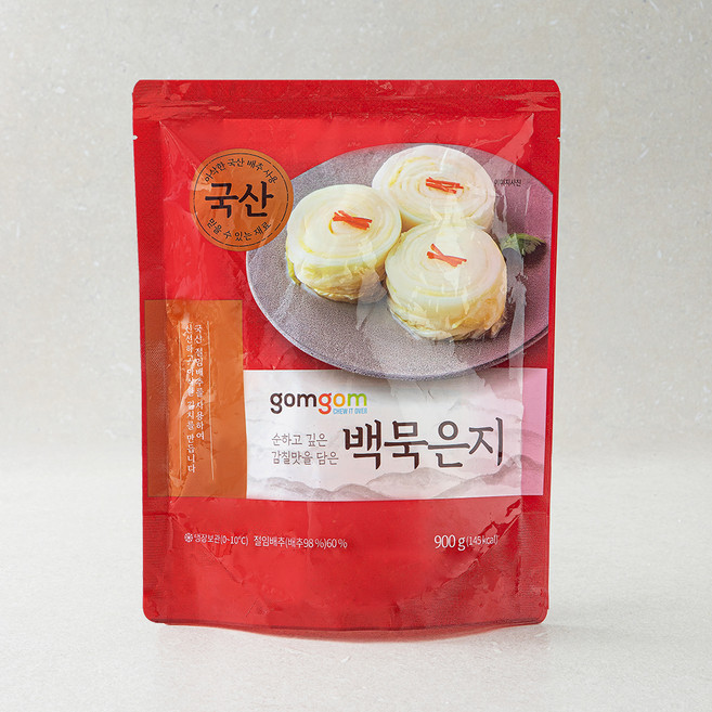 곰곰 백묵은지, 900g, 1개