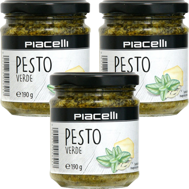 Piacelli 義大利青醬, 190g, 3罐