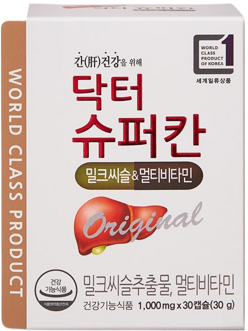 에이치엘사이언스 닥터슈퍼칸 밀크씨슬 멀티비타민, 30정, 1개