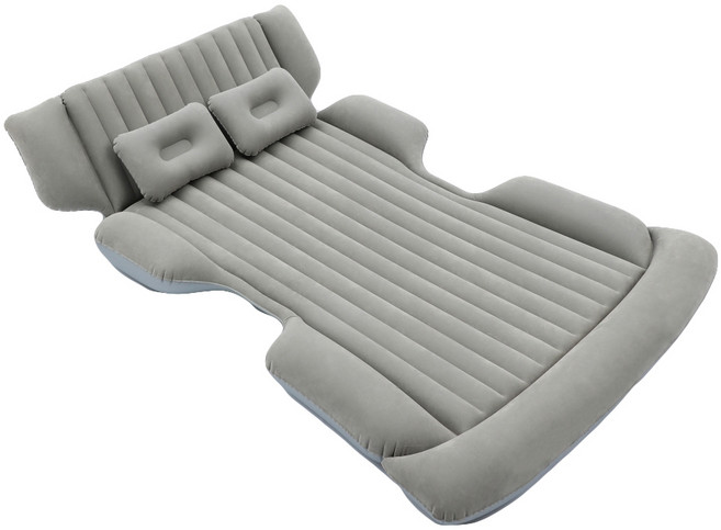 A&R 加厚充氣床墊 休旅車SUV款 極細植絨面 溫柔觸感 最大承重 150KG, 銀河灰