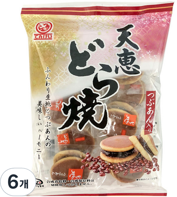 텐케 텐케이 도라야키, 6개, 130g