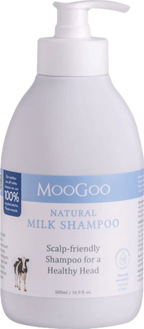 MOOGOO 天然初乳洗髮乳, 500ml, 1瓶