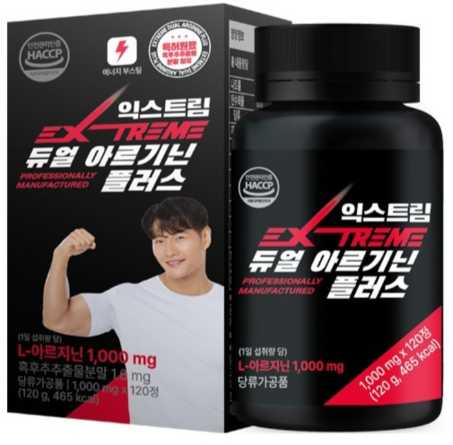 익스트림 듀얼 아르기닌 플러스 1000mg, 120정, 120g, 1개