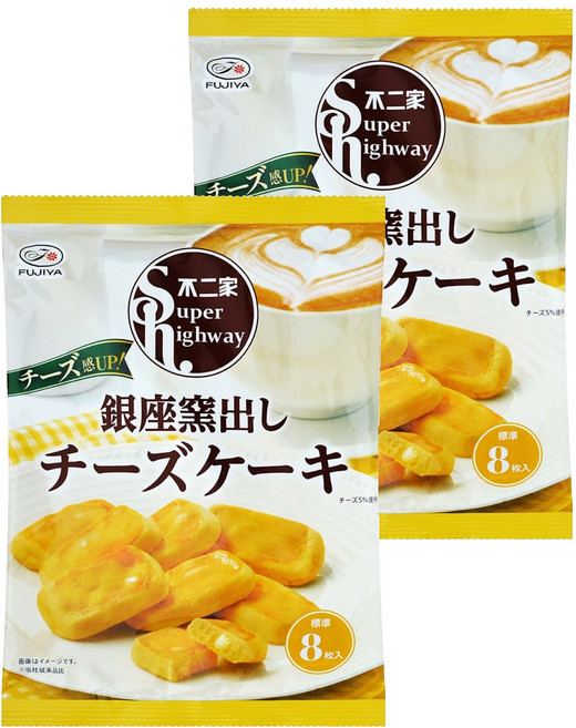 FUJIYA 不二家 銀座窯烤起司蛋糕, 2個, 84g