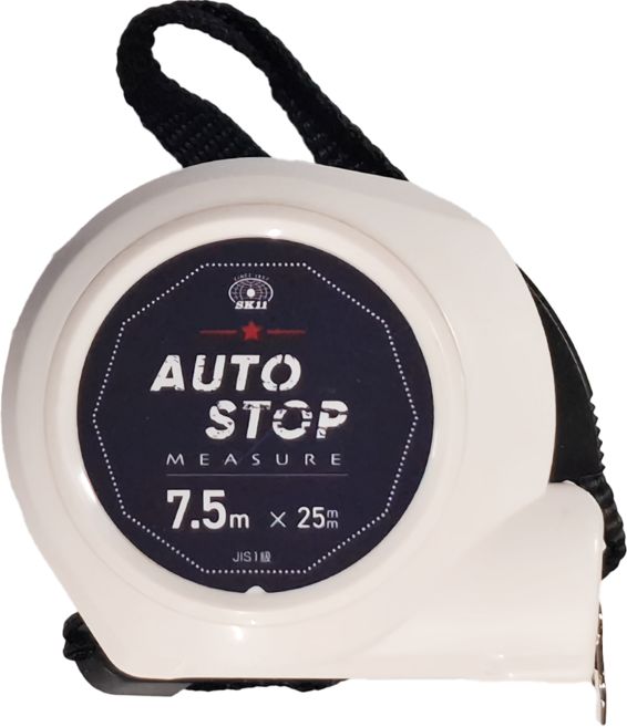 SK11 自動煞停捲尺 AUTO STOP 雙面捲尺 SDM-2575AS 7.5m x 25mm, 1個