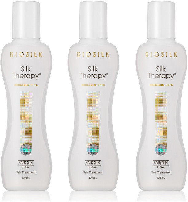실크테라피 모이스쳐 트리플에스 헤어에센스, 130ml, 3개