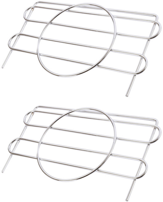 KI WISH 居家生活 圓圍籬, 銀色, 2個