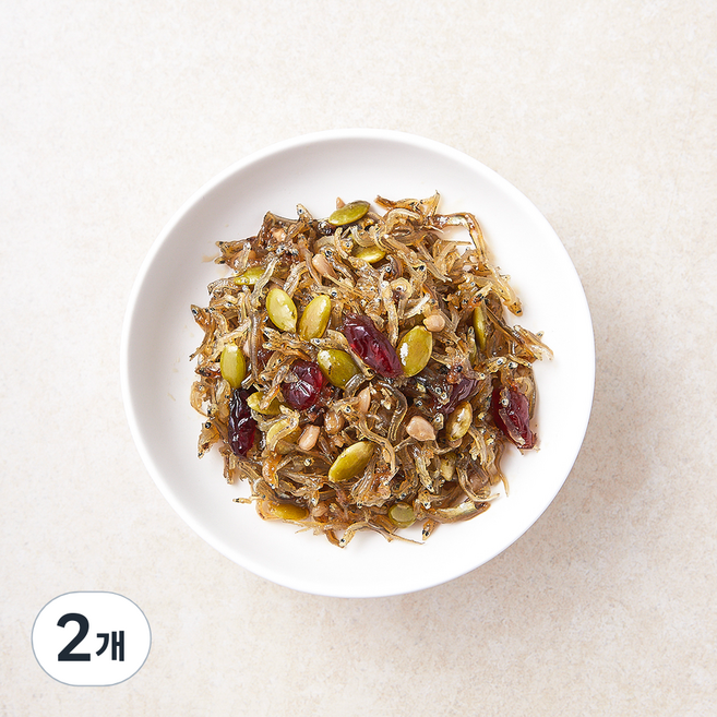 식도감 견과 크렌베리 멸치볶음, 100g, 2개