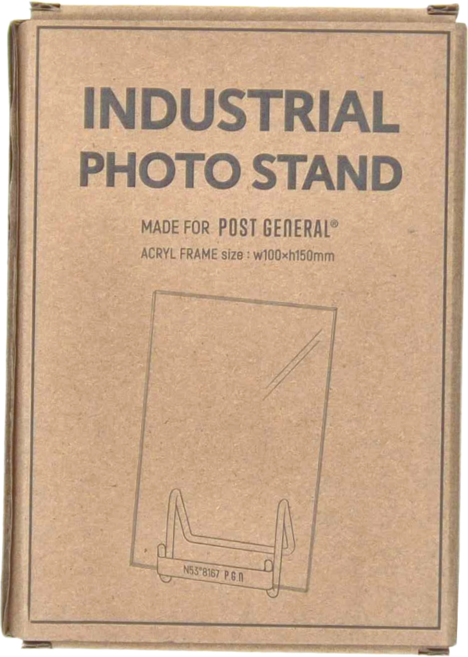 POST GEnERAL 工業風鋼製相框 PG-98236-0011, 透明色 + 黑色, 1組