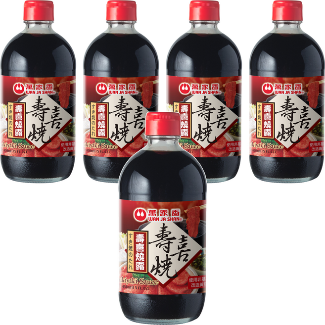 萬家香 壽喜燒露, 450ml, 5瓶