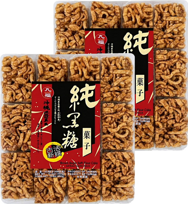 九福 黑糖沙琪瑪, 450g, 2袋