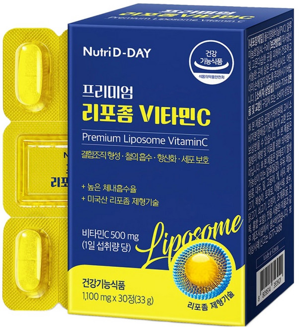 뉴트리디데이 프리미엄 리포좀 비타민C, 30정, 1개