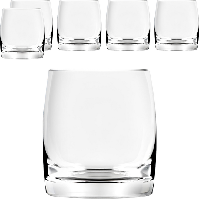 LUCARIS CLASSIC 威士忌杯 精緻美觀又耐用 高品質無鉛水晶玻璃 耀眼強韌 6個, 1組