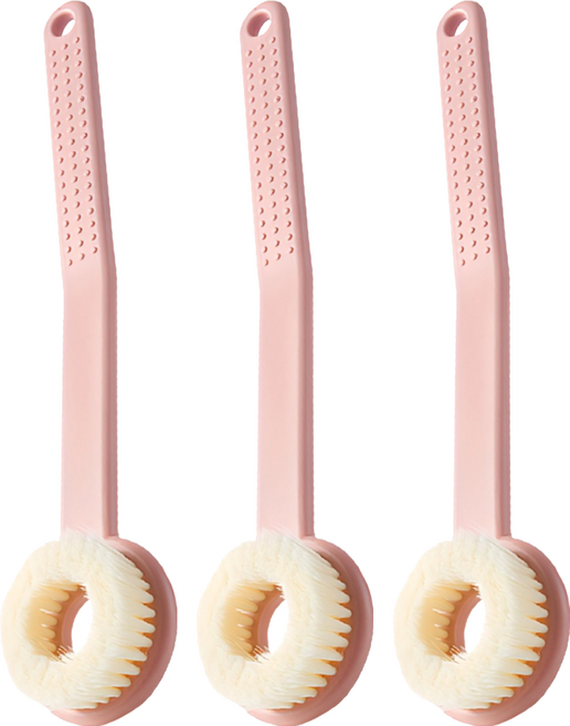 YOYOKI 洗澡刷 7.5x37cm, 3個, 1個裝, 顏色隨機