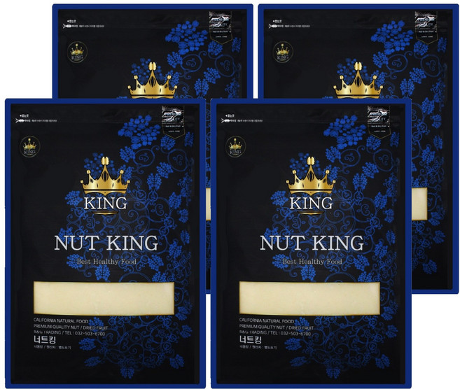 너트킹 아몬드 분말 95%, 1kg, 4개