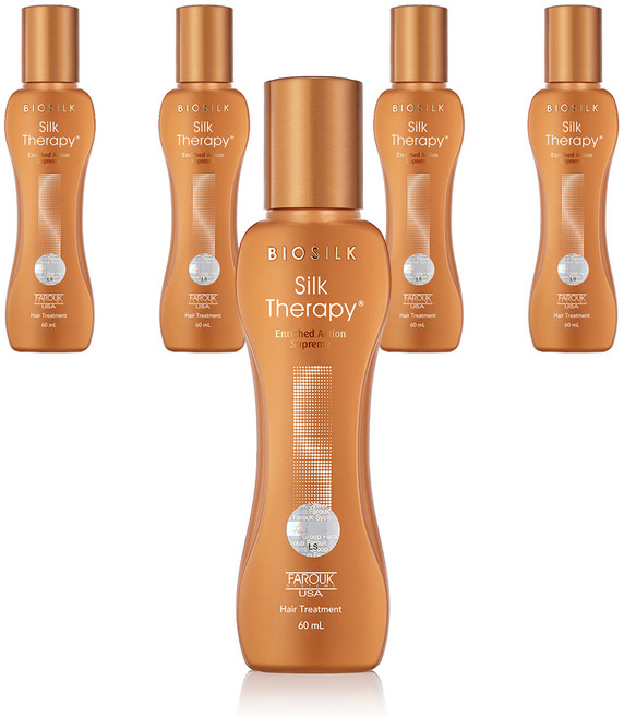 실크테라피 인리치드 액션 수프림 헤어에센스, 60ml, 5개