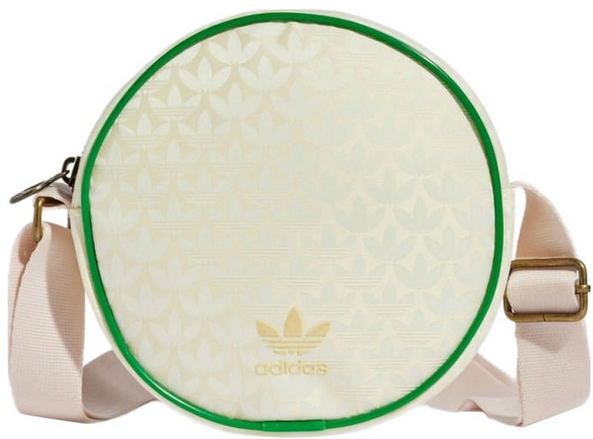 adidas 愛迪達 ROUND BAG 斜背包 IS3008 1.5L, 米色, 1個
