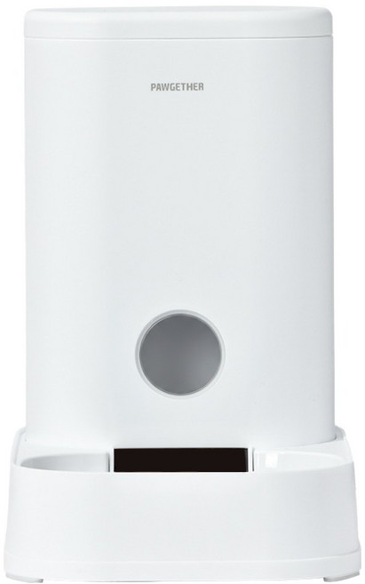 PAWGETHER 寵小到大 重力自動寵物餵食器 300 x 195 x 270mm, 白色, 3.5L, 1個