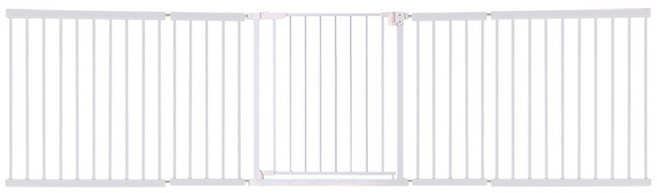 롤베이비 유아안전문 + 연장패널4p 세트, 화이트