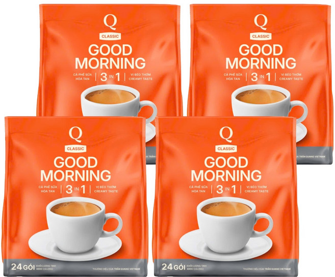 굿모닝 3in1 인스턴트 믹스커피, 24개입, 4개, 20g