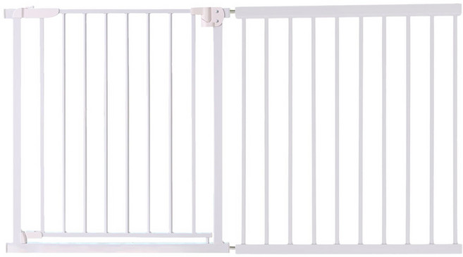 롤베이비 유아안전문 + 연장패널 세트, 화이트