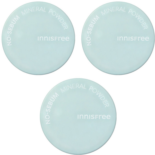 이니스프리 노세범 미네랄 파우더 5g, 3개