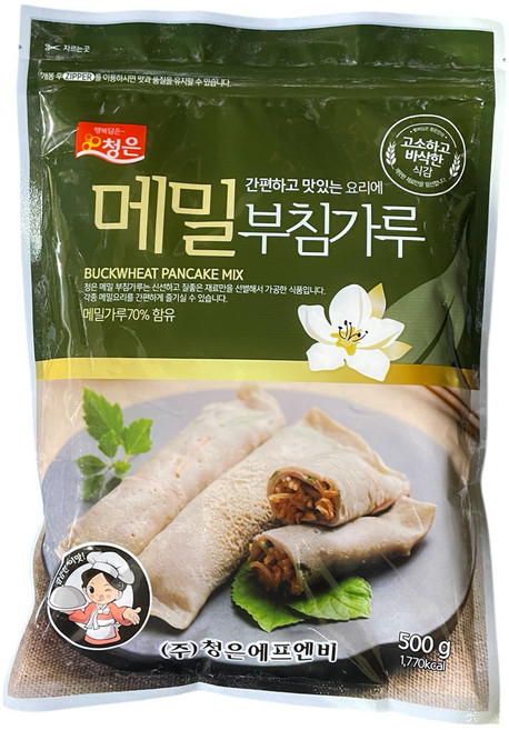 청은에프엔비 메밀 부침 가루, 1개, 500g