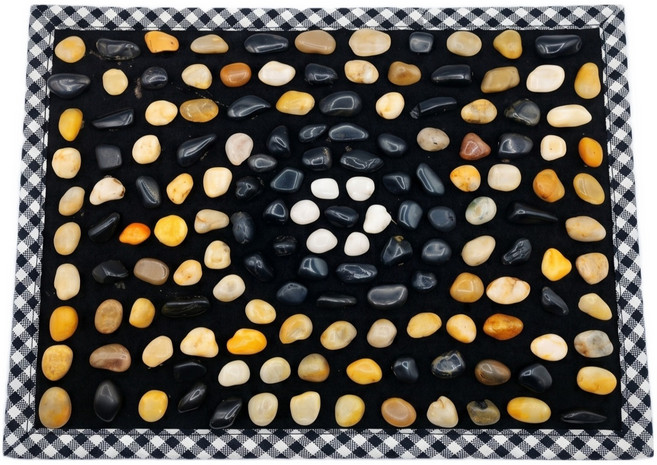 유니트리 자갈 발지압매트 중형, 1개, 꽃